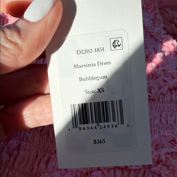 LoveShackFancy Pink Ruffled Mini Dress - Picture 4 of 4